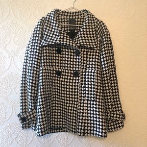 Houndstooth Dressy Coat